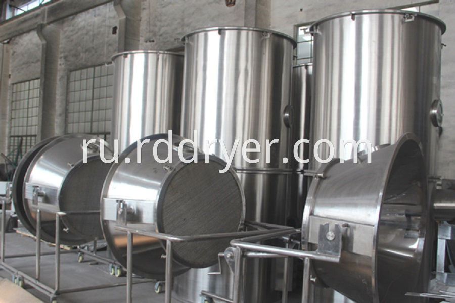 fluidized drying